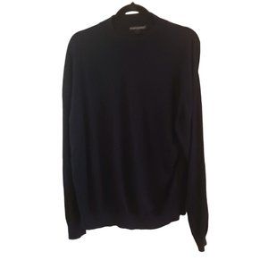 Portocruz sweater, black, size large, men's